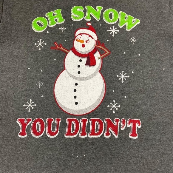 OH SNOW YOU DIDNT Men’s Fifth Sun size XS humorous Snowman t-shirt tee - Picture 3 of 4